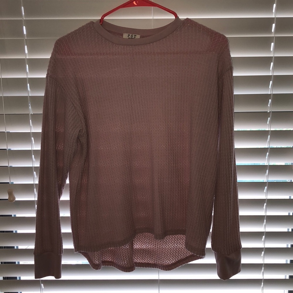 Pink sweater